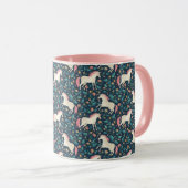 Prachtig Magical Unicorn Pattern Mok (Voorkant rechts)