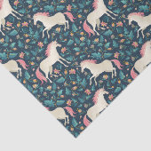 Prachtig Magical Unicorn Pattern Tissuepapier (Detail)