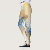 Prachtig marmeren ontwerp leggings (Links)