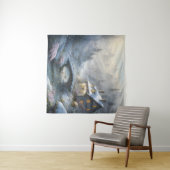 Prachtig modern sneeuw winter landschap wandkleed (In Situ (horizontaal))