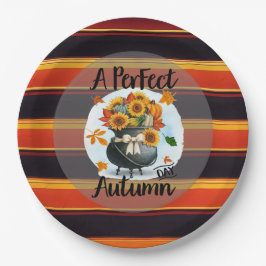 Prachtig modern Thanksgiving herfst Collectie Papieren Bordje