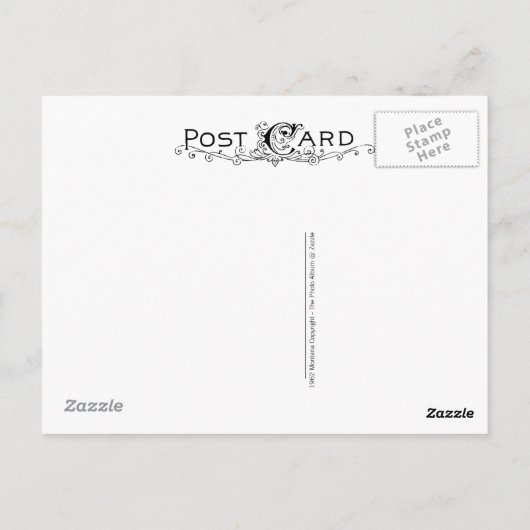 Prachtig Montana Landschap Briefkaart (Achterkant)