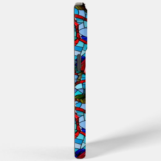 Prachtig mozaïek bloemen patroon Case-Mate iPhone case (Achterkant / Rechts)