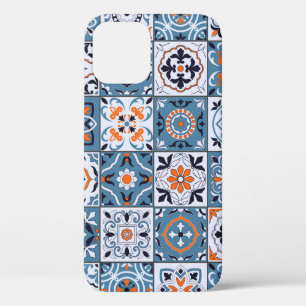 Prachtig naadloos patroon in een modieuze kleur p iPhone 12 hoesje