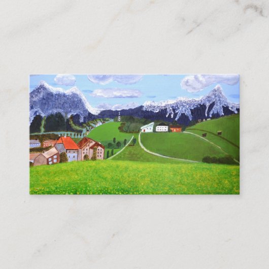 Prachtig Noors visitekaartje (Voorkant)