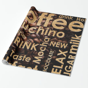 Prachtig ontwerp van Coffee Espresso Cadeaupapier