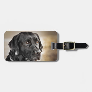 Prachtig ontwerp voor een zwarte labrador Retrieve Bagagelabel