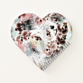 Prachtig orchidee stijlvol notitieboek (Achterkant)