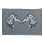 Prachtig Paard Design Paar Kussen Hoesjes Kussensloop (Achterkant-Links)