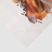 Prachtig paard portret tissuepapier (Detail)