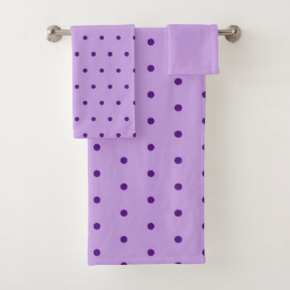 Prachtig Paarse Stippen Lila Bad Handdoek