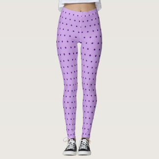 Prachtig Paarse Stippen Lilac Leggings