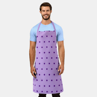 Prachtig Paarse Stippen Lilac Schort