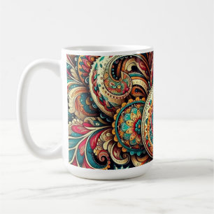 Prachtig Paisley patroon Koffiemok