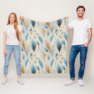 Prachtig pampasgras fleece deken