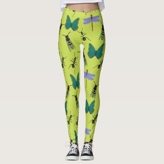 Prachtig patroonpatroon leggings (Voorkant)