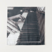 Prachtig Piano-ontwerp Wandkleed (Voorkant)