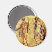 PRACHTIG Pompeii Mozaïek Magneet (Voorkant / Achterkant)