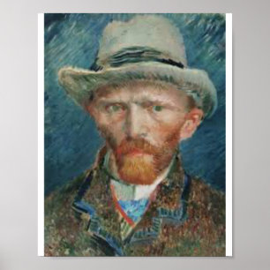 Prachtig portret van Van Gogh Poster