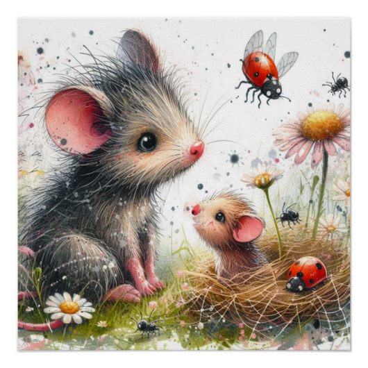 Prachtig, poster van de muis perfect poster (Voorkant)