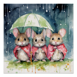 Prachtig, poster van de muis perfect poster