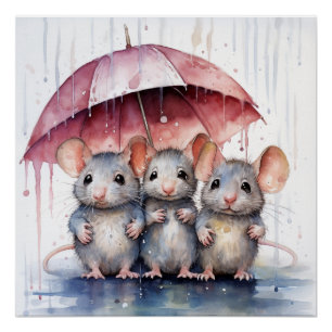 Prachtig, poster van de muis perfect poster