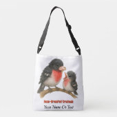 Prachtig Roos Borstbreek Crossbody Tas (Achterkant)