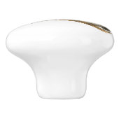 Prachtig Roos Borstbreek Keramische Knop (Zijkant)