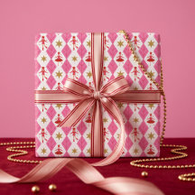 Prachtig Roze Fa La La Feestelijke Vrolijke Notenk