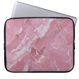 Prachtig roze marmer laptop sleeve