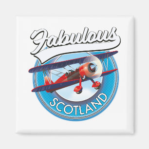 Prachtig Schotland retro stijl reis patch Magneet