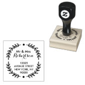 prachtig scriptadres 	rubberstempel (Gestempeld)