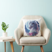 Prachtig shimmer paard werpen kussen (Stoel)