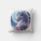 Prachtig shimmer paard werpen kussen (Voorkant)