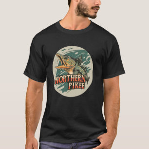 Prachtig snoekkostuum voor carnivore dieranimatie t-shirt