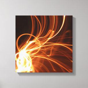 Prachtig spiraal licht canvas afdruk