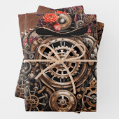 Prachtig Steampunk design Inpakpapier Vel (In situ)