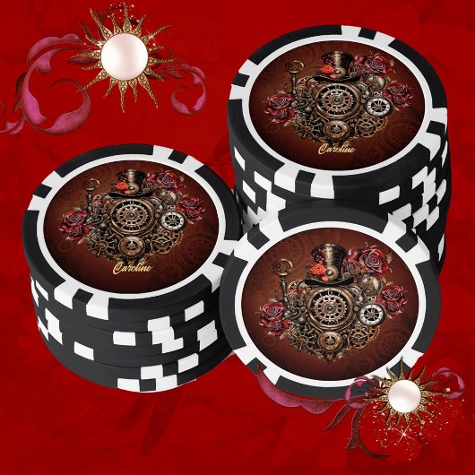 Prachtig Steampunk design Poker Chips