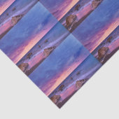 Prachtig Sunset Coastal fotopatroon Tissuepapier (Detail)