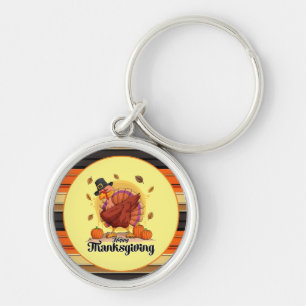 Prachtig Trendy Thanksgiving Herfst Collectie Sleutelhanger