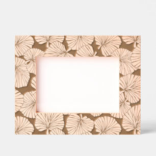 Prachtig tropisch groen gegraveerde lijstjes