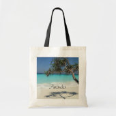 Prachtig tropisch strand in het zeeparadijs tote bag (Voorkant)