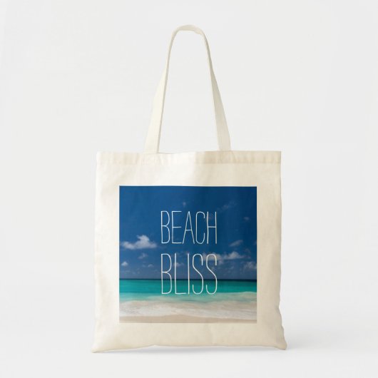 Prachtig tropisch strand tote bag (Voorkant)