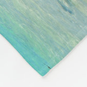 Prachtig tropisch Zee met rotskoverkusten Fleece Deken (Hoek)