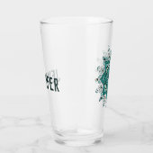 Prachtig turquoise mandala design glas (Rechts)