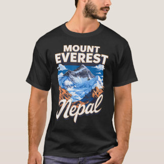 Prachtig uitzicht op Mount Everest T-shirt