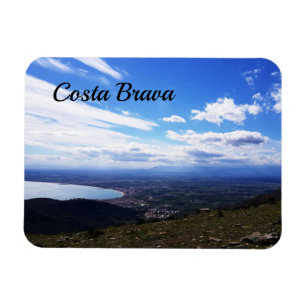 Prachtig uitzicht van Costa Brava, Spanje Magneet