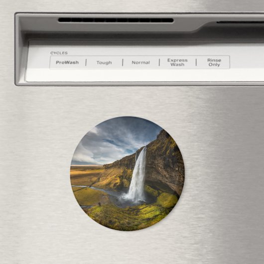 Prachtig Uitzicht van het landschap van Seljalands Magneet (Insitu (Vaatwasser))