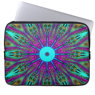 Prachtig uniek mandala ontwerp laptop sleeve