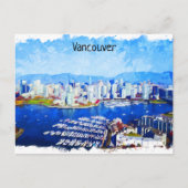 Prachtig Vancouver Canada City Uitzicht Briefkaart (Voorkant)